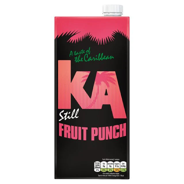 K.A  Still Fruit Punch Drink 1L